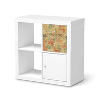 Möbelfolie IKEA 3D Retro - IKEA Expedit Regal Schubladen - weiss