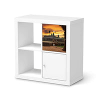 Möbelfolie IKEA Angkor Wat - IKEA Expedit Regal Schubladen - weiss