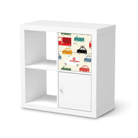 Möbelfolie IKEA Cars - IKEA Expedit Regal Schubladen - weiss