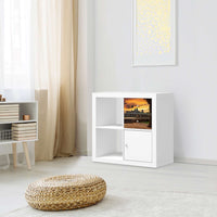 Möbelfolie IKEA Angkor Wat - IKEA Expedit Regal Schubladen - Wohnzimmer