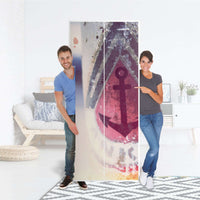 Möbelfolie IKEA Anker 2 - IKEA Pax Schrank 236 cm Höhe - 2 Türen - Folie