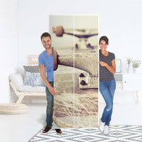 Möbelfolie IKEA Skateboard - IKEA Pax Schrank 236 cm Höhe - 2 Türen - Folie