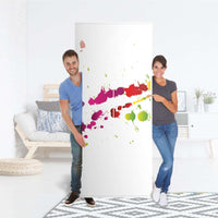 Möbelfolie IKEA Splash 2 - IKEA Pax Schrank 236 cm Höhe - 2 Türen - Folie