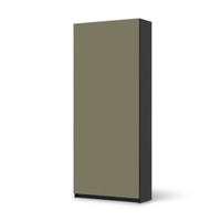 Möbelfolie IKEA Braungrau Light - IKEA Pax Schrank 236 cm Höhe - 2 Türen - schwarz