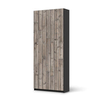 Möbelfolie IKEA Dark washed - IKEA Pax Schrank 236 cm Höhe - 2 Türen - schwarz