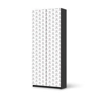 Möbelfolie IKEA Hoppel - IKEA Pax Schrank 236 cm Höhe - 2 Türen - schwarz