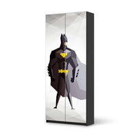 Möbelfolie IKEA Mr. Black - IKEA Pax Schrank 236 cm Höhe - 2 Türen - schwarz