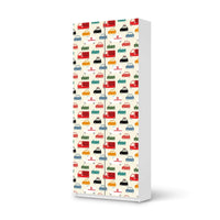 Möbelfolie IKEA Cars - IKEA Pax Schrank 236 cm Höhe - 2 Türen - weiss