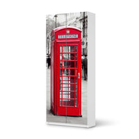 Möbelfolie IKEA Phone Box - IKEA Pax Schrank 236 cm Höhe - 2 Türen - weiss