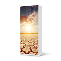 Möbelfolie IKEA Savanne - IKEA Pax Schrank 236 cm Höhe - 2 Türen - weiss