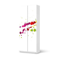 Möbelfolie IKEA Splash 2 - IKEA Pax Schrank 236 cm Höhe - 2 Türen - weiss
