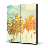 Möbelfolie IKEA Sun Flair - IKEA Pax Schrank 236 cm Höhe - Schiebetür - schwarz