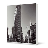 Möbelfolie IKEA Manhattan - IKEA Pax Schrank 236 cm Höhe - Schiebetür - weiss