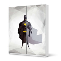 Möbelfolie IKEA Mr. Black - IKEA Pax Schrank 236 cm Höhe - Schiebetür - weiss