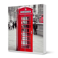Möbelfolie IKEA Phone Box - IKEA Pax Schrank 236 cm Höhe - Schiebetür - weiss