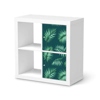 Möbelfolie Palmel No.5 - IKEA Kallax Regal 2 Türen Hoch - weiss