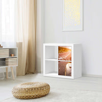 Möbelfolie Easy Rider - IKEA Kallax Regal 2 Türen Hoch - Wohnzimmer