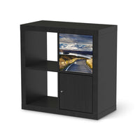 Möbelfolie New Zealand - IKEA Kallax Regal Schubladen - schwarz