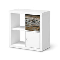 Möbelfolie Hochbejahrt - IKEA Kallax Regal Schubladen - weiss