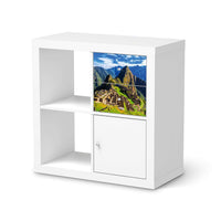 Möbelfolie Machu Picchu - IKEA Kallax Regal Schubladen - weiss