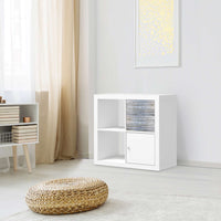 Möbelfolie Greyhound - IKEA Kallax Regal Schubladen - Wohnzimmer