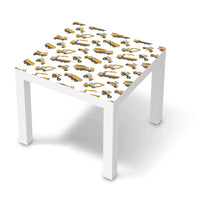 Möbelfolie Working Cars - IKEA Lack Tisch 55x55 cm - weiss