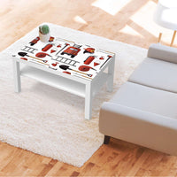 Möbelfolie Firefighter - IKEA Lack Tisch 90x55 cm - Kinderzimmer