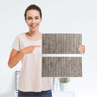 Möbelfolie Dark washed - IKEA Malm Kommode 2 Schubladen - Folie