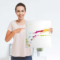 Möbelfolie Splash 2 - IKEA Malm Kommode 2 Schubladen - Folie