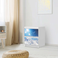 Möbelfolie Everest - IKEA Malm Kommode 2 Schubladen - Schlafzimmer
