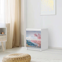 Möbelfolie Mount Fuji - IKEA Malm Kommode 2 Schubladen - Schlafzimmer