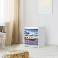 Möbelfolie Sydney - IKEA Malm Kommode 2 Schubladen - Schlafzimmer