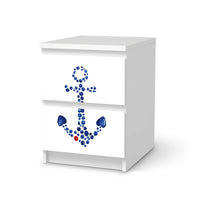 Möbelfolie Anker - IKEA Malm Kommode 2 Schubladen - weiss