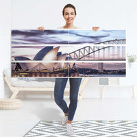 Möbelfolie Sydney - IKEA Malm Kommode 6 Schubladen (breit) - Folie