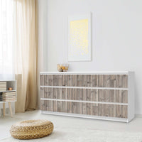 Möbelfolie Dark washed - IKEA Malm Kommode 6 Schubladen (breit) - Schlafzimmer