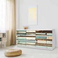 Möbelfolie Schiffsbruch - IKEA Malm Kommode 6 Schubladen (breit) - Schlafzimmer