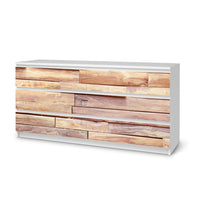 Möbelfolie Artwood - IKEA Malm Kommode 6 Schubladen (breit) - weiss