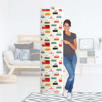 Möbelfolie Cars - IKEA Pax Schrank 201 cm Höhe - 1 Tür - Folie