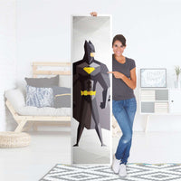 Möbelfolie Mr. Black - IKEA Pax Schrank 201 cm Höhe - 1 Tür - Folie