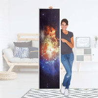 Möbelfolie Nebula - IKEA Pax Schrank 201 cm Höhe - 1 Tür - Folie