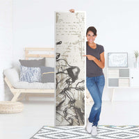 Möbelfolie Styleful Vintage 1 - IKEA Pax Schrank 201 cm Höhe - 1 Tür - Folie