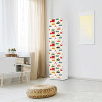 Möbelfolie Cars - IKEA Pax Schrank 201 cm Höhe - 1 Tür - Kinderzimmer