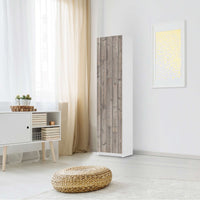 Möbelfolie Dark washed - IKEA Pax Schrank 201 cm Höhe - 1 Tür - Schlafzimmer