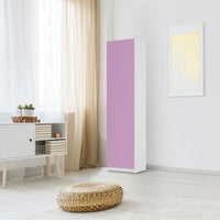 Möbelfolie Flieder Light - IKEA Pax Schrank 201 cm Höhe - 1 Tür - Schlafzimmer
