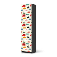Möbelfolie Cars - IKEA Pax Schrank 201 cm Höhe - 1 Tür - schwarz