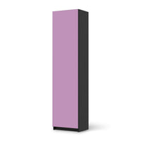 Möbelfolie Flieder Light - IKEA Pax Schrank 201 cm Höhe - 1 Tür - schwarz