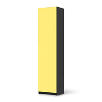 Möbelfolie Gelb Light - IKEA Pax Schrank 201 cm Höhe - 1 Tür - schwarz