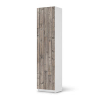 Möbelfolie Dark washed - IKEA Pax Schrank 201 cm Höhe - 1 Tür - weiss