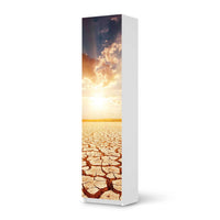 Möbelfolie Savanne - IKEA Pax Schrank 201 cm Höhe - 1 Tür - weiss