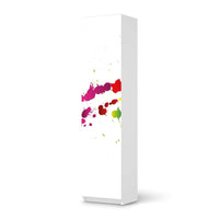 Möbelfolie Splash 2 - IKEA Pax Schrank 201 cm Höhe - 1 Tür - weiss